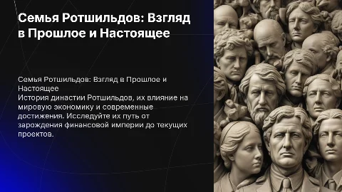 про семью ротшильдов в прошлое и настоящие время