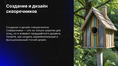 Презентация на тему скворечник