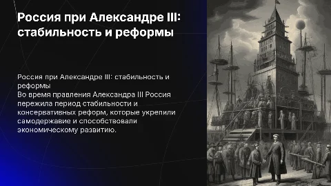 Россия во второй половине XIX Александр III