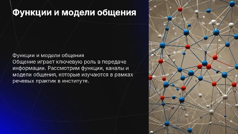 Функции и модели общения: речевые практики в институте