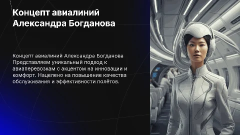 Концепт Alexander Bogdanov Airlines