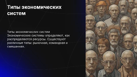 Типы экономических систем