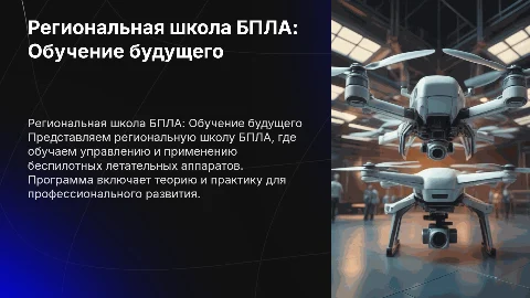 Региональная школа БПЛА