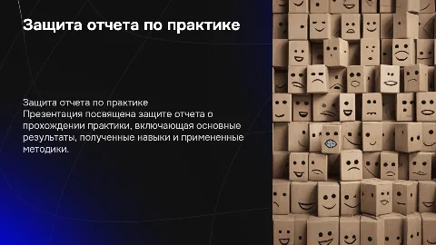 защита отчета прохождения практики
