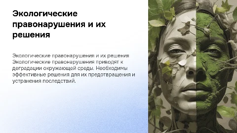 Экологические правонарушения: проблемы и пути их решения