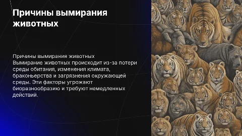 причины вымирания животных