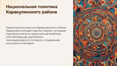 Лучшая муниципальная практика Каракулинского района