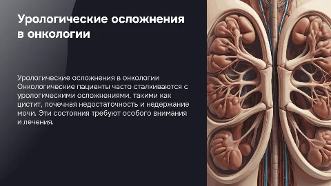 Урологические осложнения у онкологических пациентов