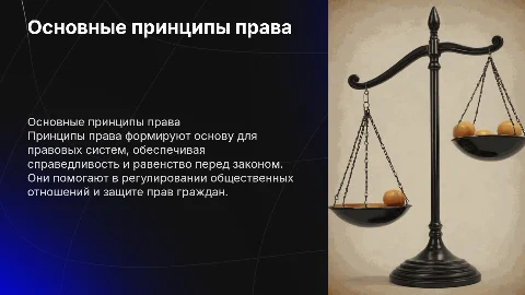 Принципы права