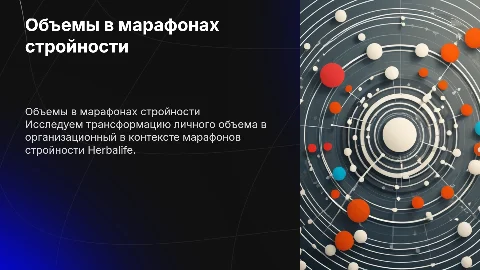 Преобразование личного объема в организационный в марафонах