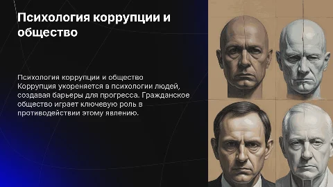 Психологические аспекты коррупции и роль гражданского общества