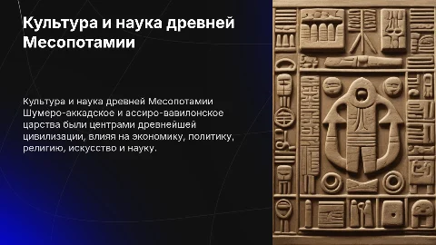 Экономика, политика и искусство шумеро-аккадского царства