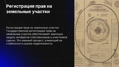 Государственная регистрация прав на земельные участки