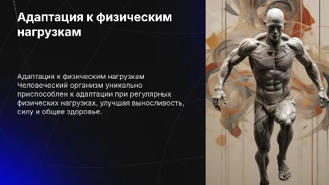 Адаптации человеческого организма к физическим нагрузкам