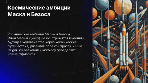 Влечение к космосу Илона Маска и Джеффа Безоса