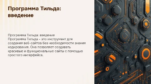 программа тильда