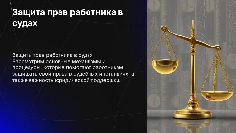 Как осуществляется защита прав работника в судах