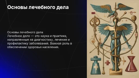лечебное дело