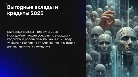 ВЫГОДНЫЕ ВКЛАДЫ И КРЕДИТЫ В РОССИЙСКИХ БАНКАХ В 2025 ГОДУ