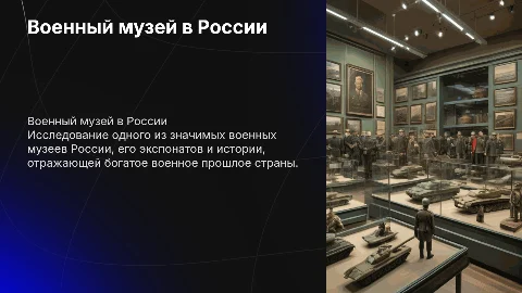 Один военный музей в россий