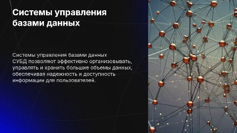 Системы управления базами данных (СУБД)