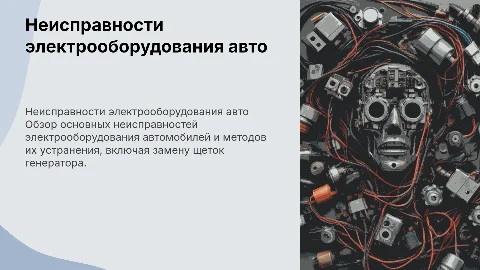 Неисправности электрооборудования автомобилей и замена щеток