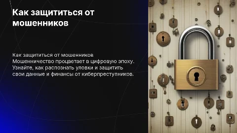 Как нестать жертвой мошенничества