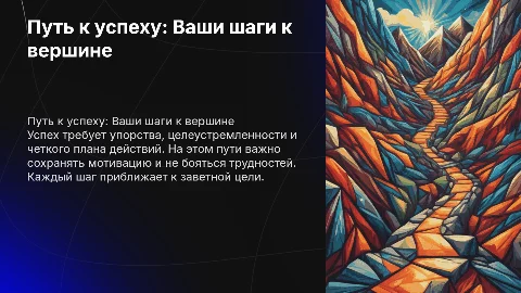 Путь к успеху