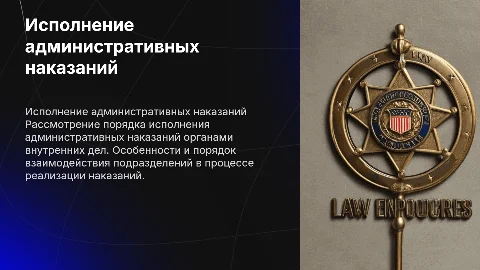 Защита дипломной работы по административным наказаниям
