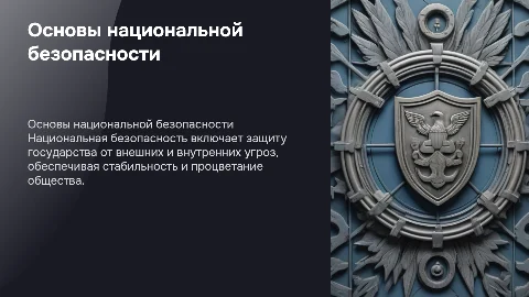 национальная безопасность