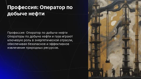 работа по профессии оператор по добыче нефти и газа