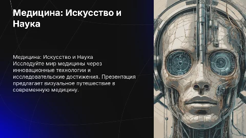 Презентация о медицине с красивыми картинками и схемами