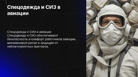 Спецодежда и СИЗ в гражданской авиации: безопасность и стандарты