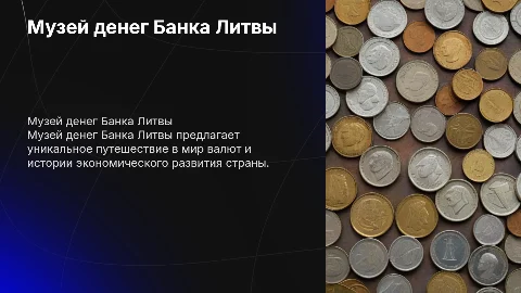 музей денег банка Литвы