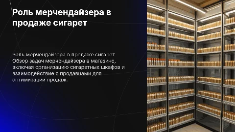 мерчендайзер, магазин, сигареты, продавец, сигаретные шкафы