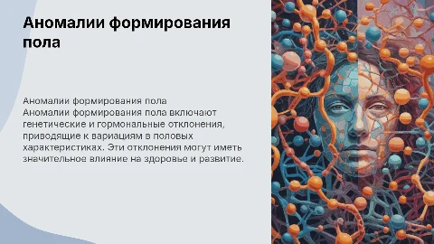 АНОМАЛИИ ПРИ ФОРМИРОВАНИИ ПОЛА
