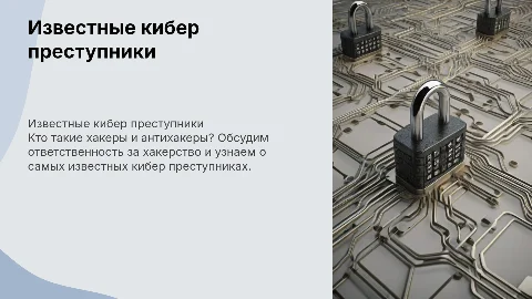 Известные кибер преступники и ответственность за хакерство