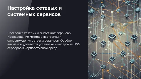 Настройка сети и DNS сервера на предприятии