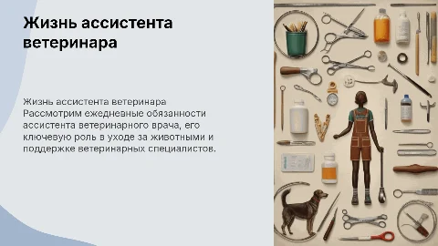 Один день из жизни ассистента ветеринарного врача