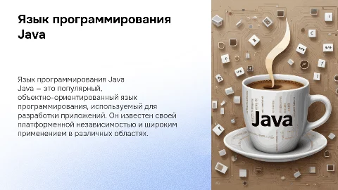 Язык программирования Java