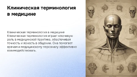 Клиническая терминология в медицине