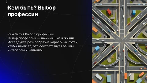 Кем быть? Выбор профессии