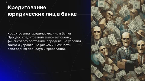 Порядок кредитования юридических лиц в банке