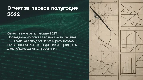 Отчет за первое полугодие