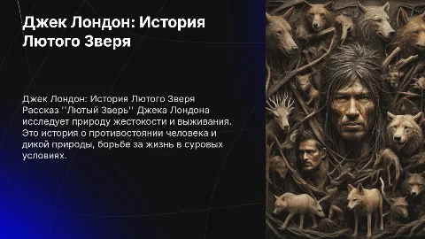 Джек Лондон Лютый Зверь
