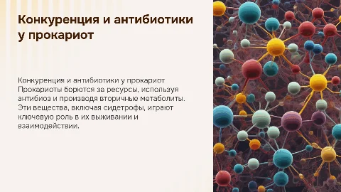 Конкуренция между прокариотами: антибиоз и метаболиты