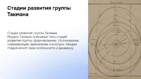 стадии развития группы по брюсу такману