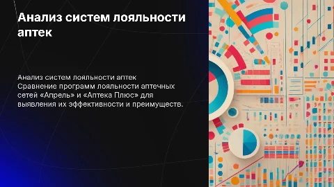 Сравнительный анализ систем лояльности аптек «Апрель» и «Аптека Плюс»