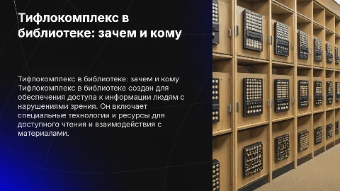 тифлокомплекс в библиотеке для кого для чего