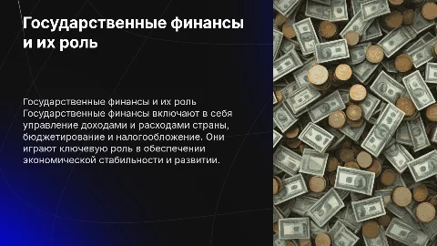 Государственные финансы